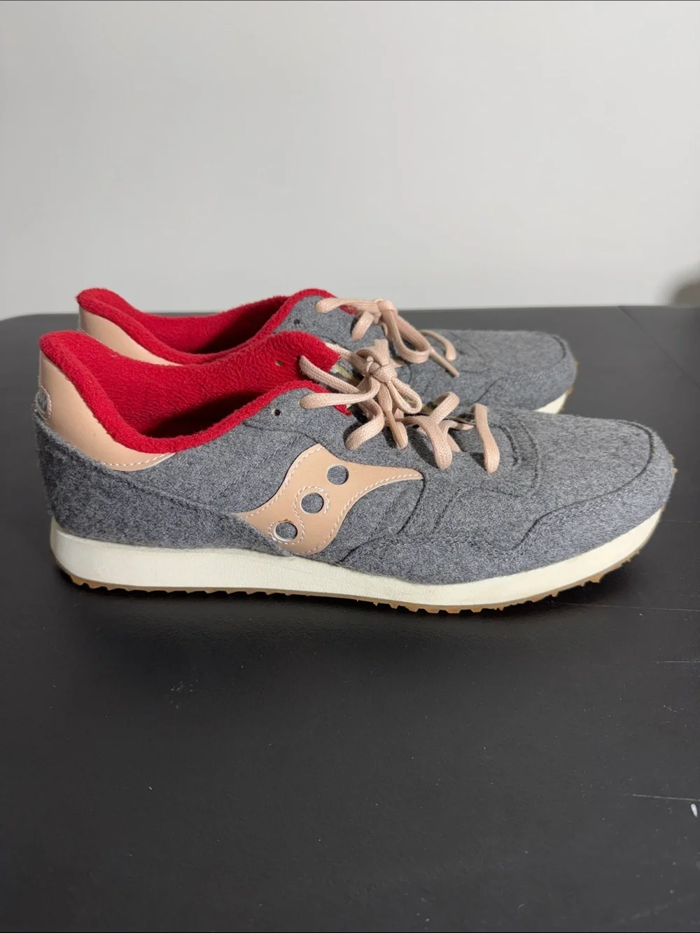 NEW Saucony mens 12 grey DXN trainer lodge pack wool sneaker shoes NWOB